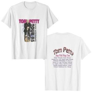 Tom Petty And The Heartbreakers 1995 Dogs With Wings Wildflowers 2 Sided Shirt